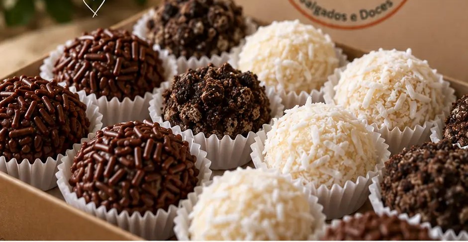 Kit de 25 Brigadeiros Variados