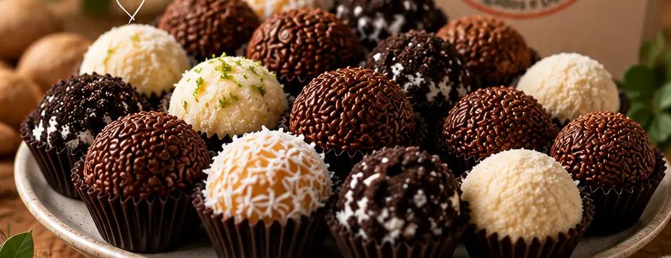 Kit de 50 Brigadeiros Variados